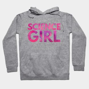 Science Girl Design | Female Science Fans Pink Nebula Hoodie